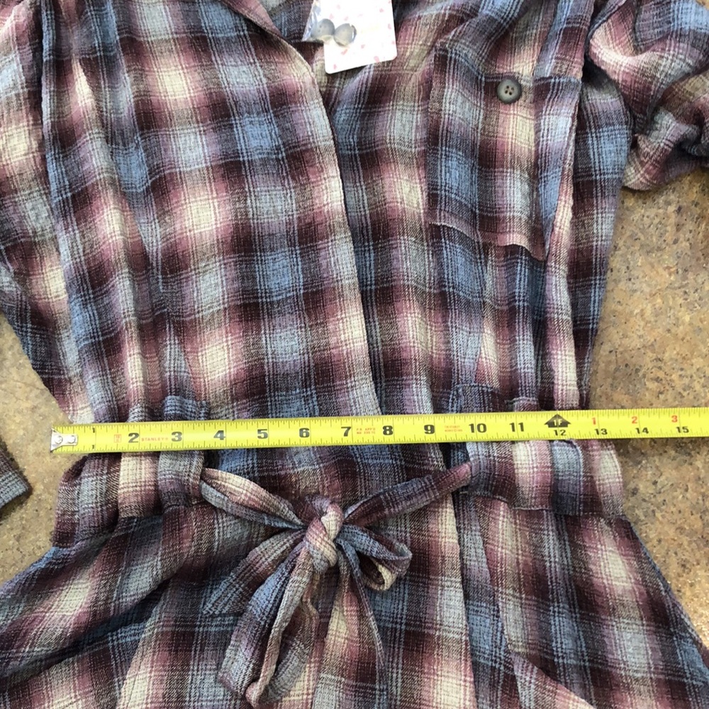 Plaid Free People Romper - Picture 5 of 6